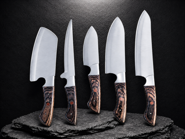 Chef knife Set 5 Pcs