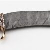 HUNTING KNIFE damascus blade rosewood an olivewood handle brass bolster with fiber spacer